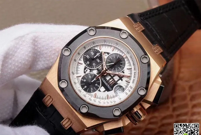 Audemars Piguet Royal Oak Offshore 26078RO.OO.D002CR.01 JF Factory 1:1 Best Edition Replica Watch Black Rubber Strap